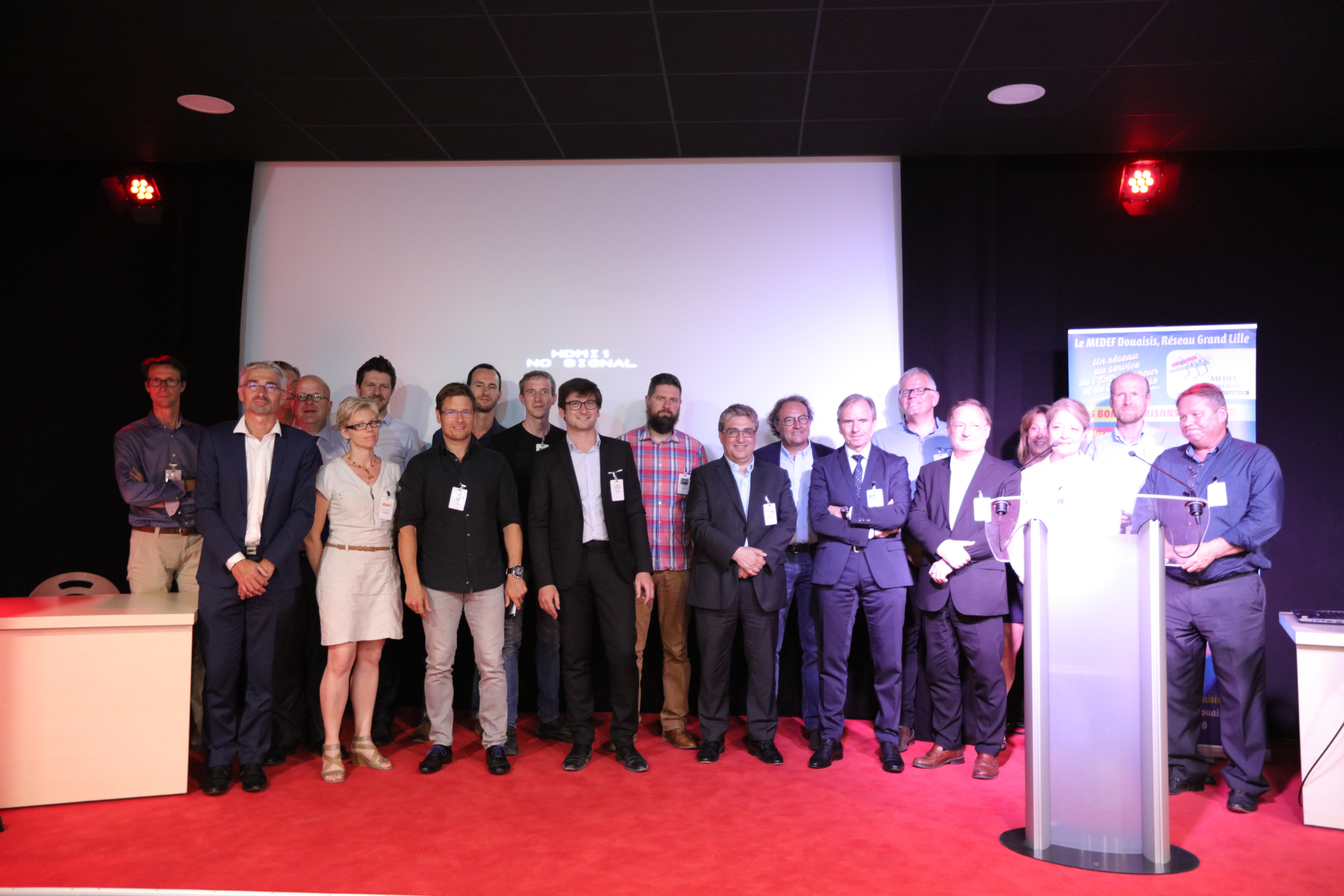 Le Medef accueille les nouveaux dirigeants du Douaisis