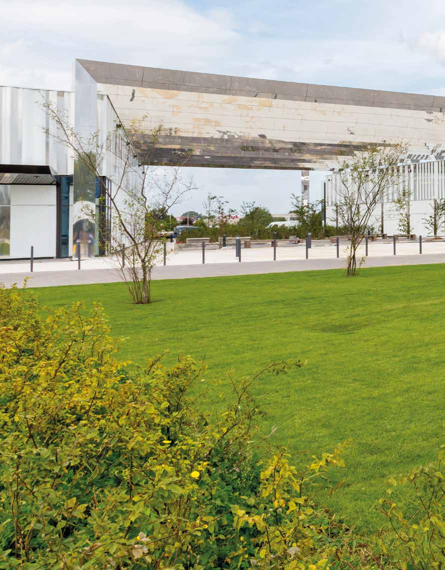 Quand le centre commercial s’entoure de verdure