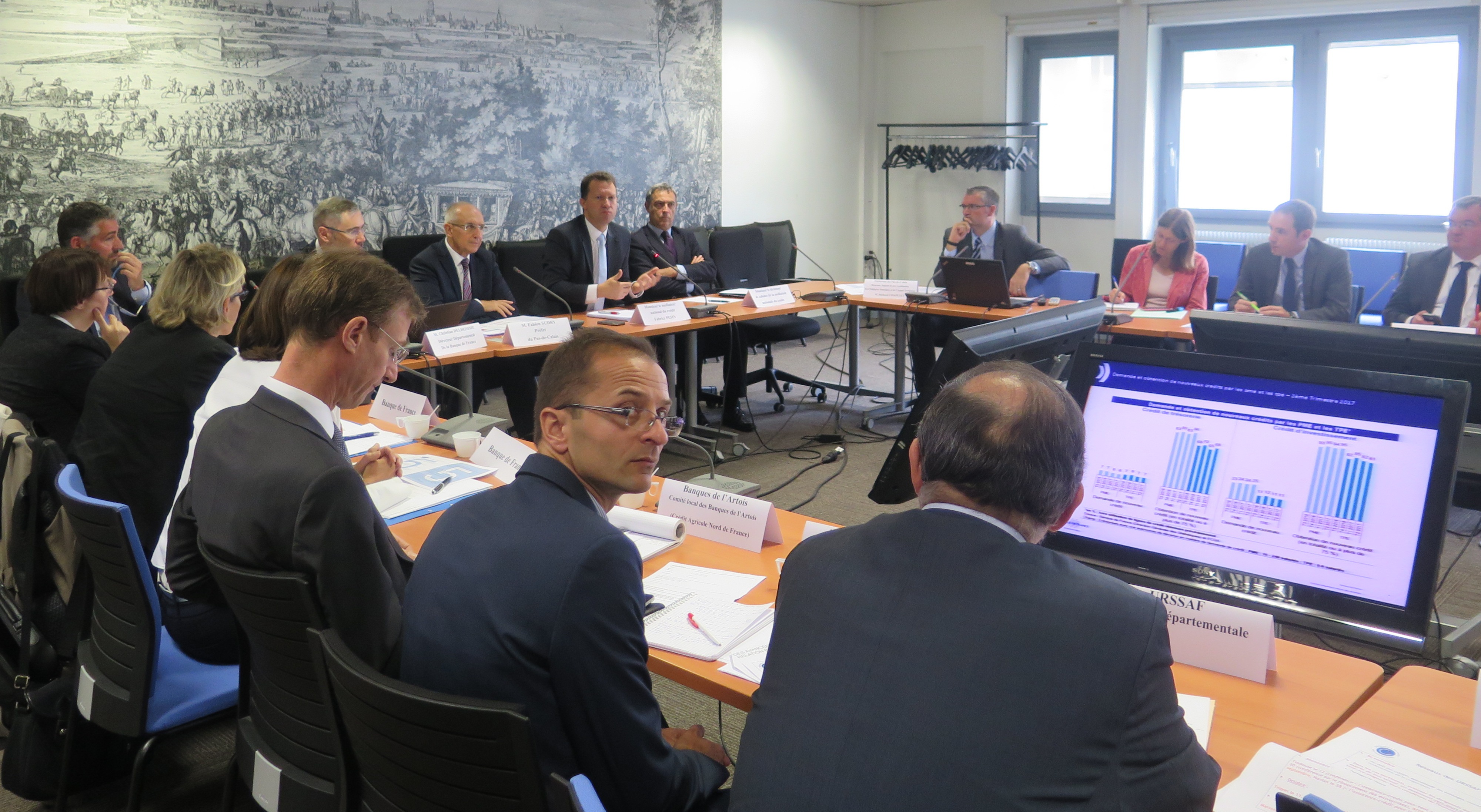 Le Médiateur national du crédit aux entreprises à Arras