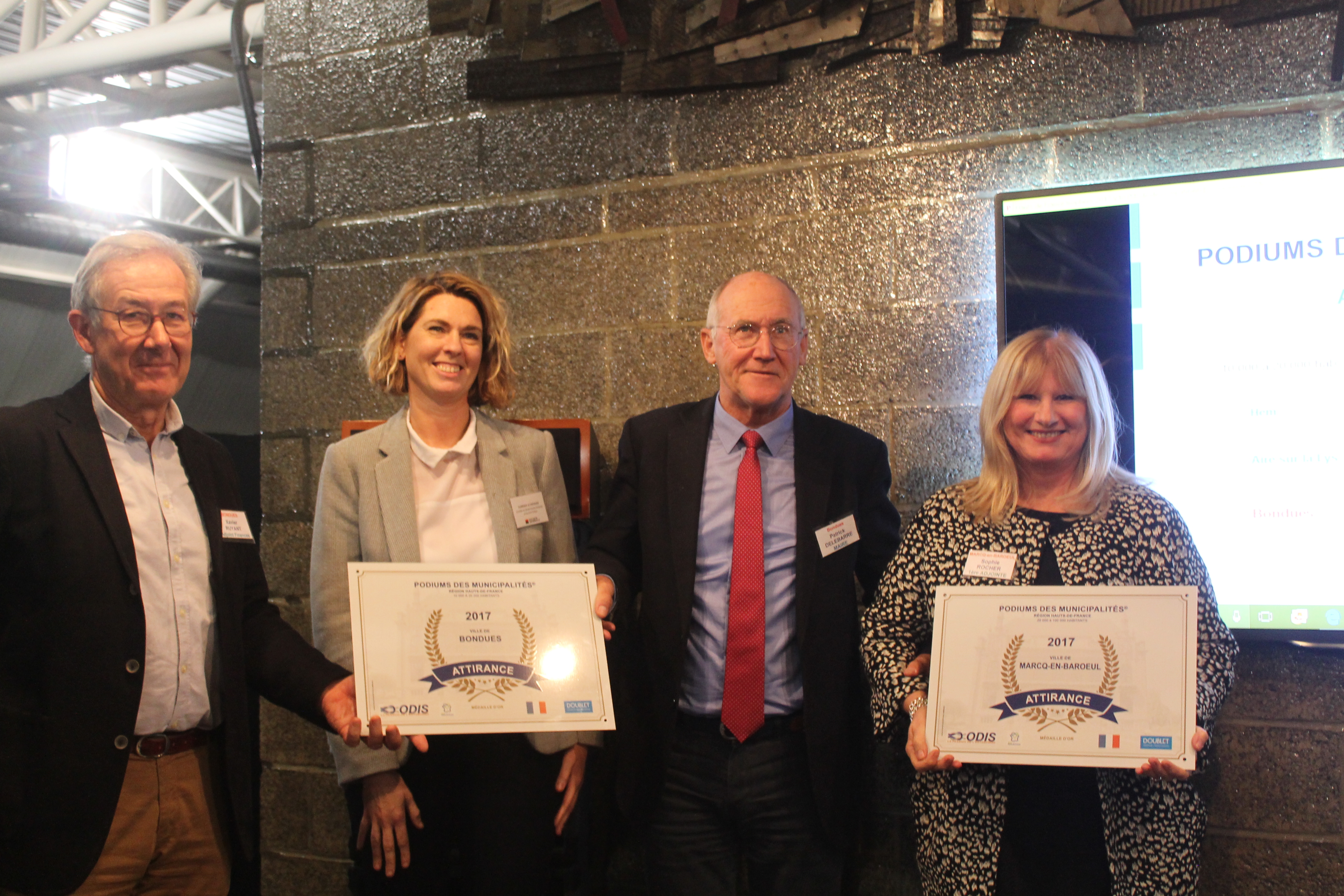 Les trophées «Or» pour Bondues et Marcq-en-Barœul