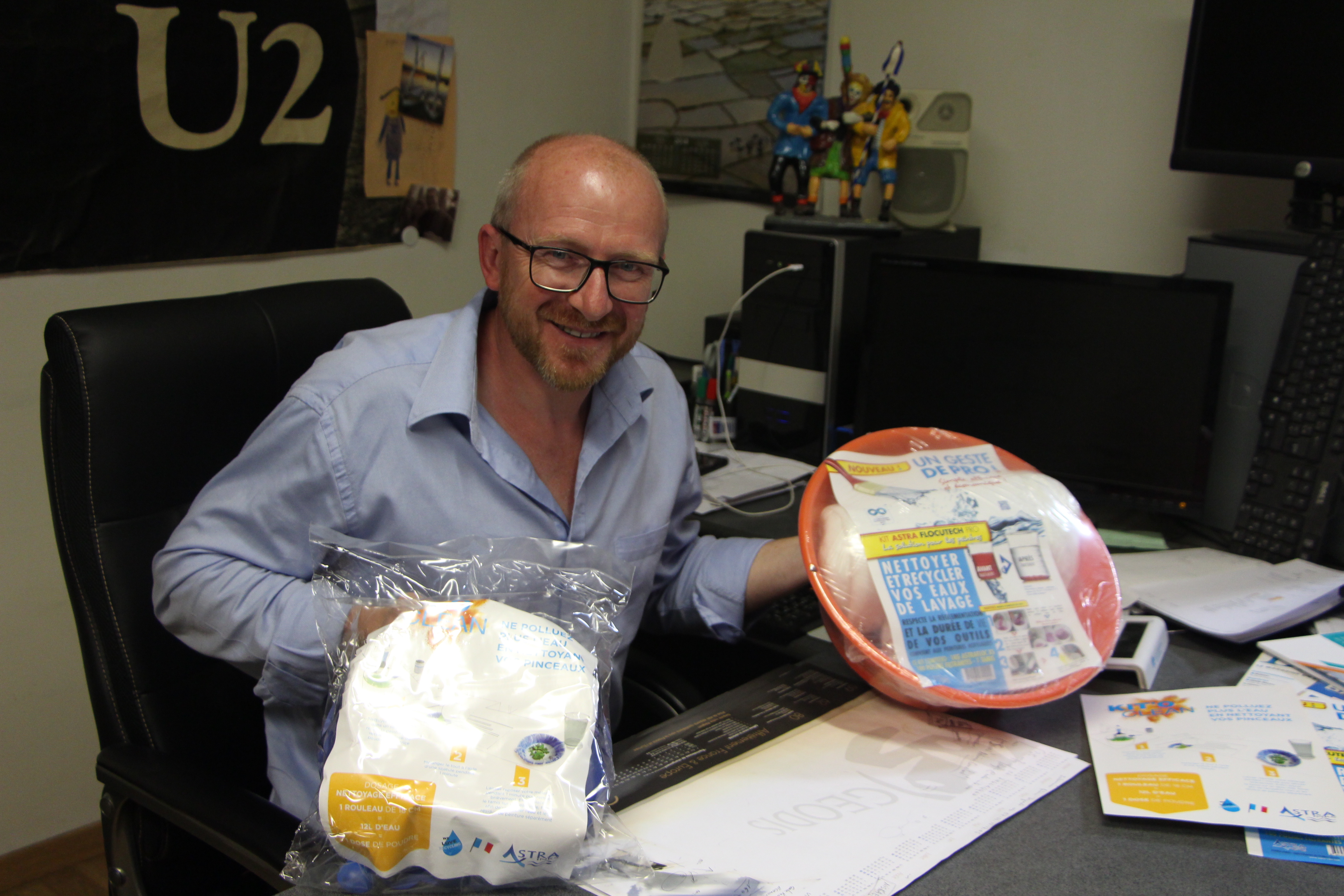 Astra Inks invente un kit pour dépolluer les eaux de lavage