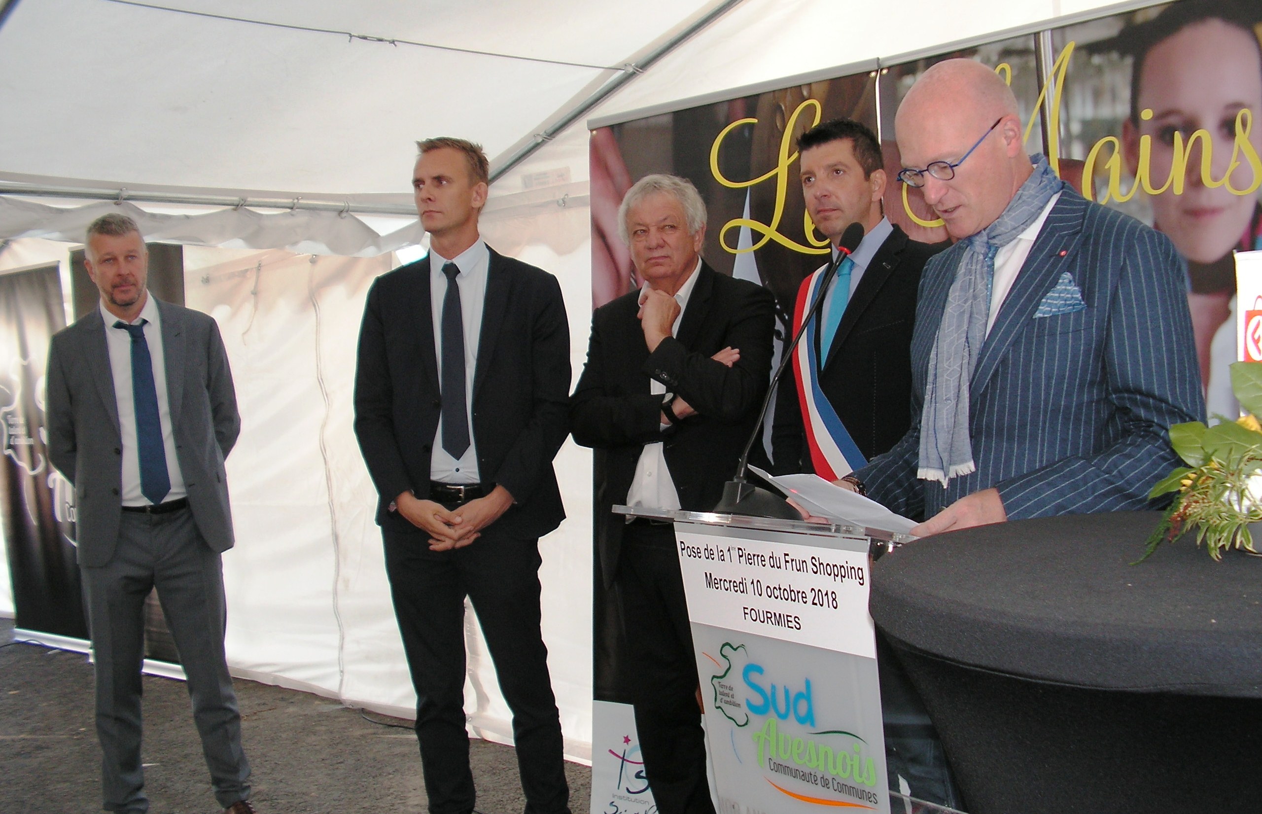 La zone commerciale de Fourmies s'étend