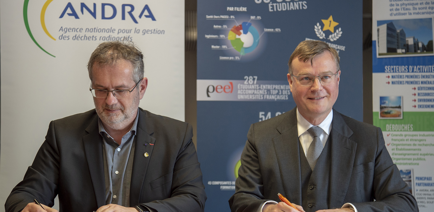 L’Université de Lorraine avec l’Andra