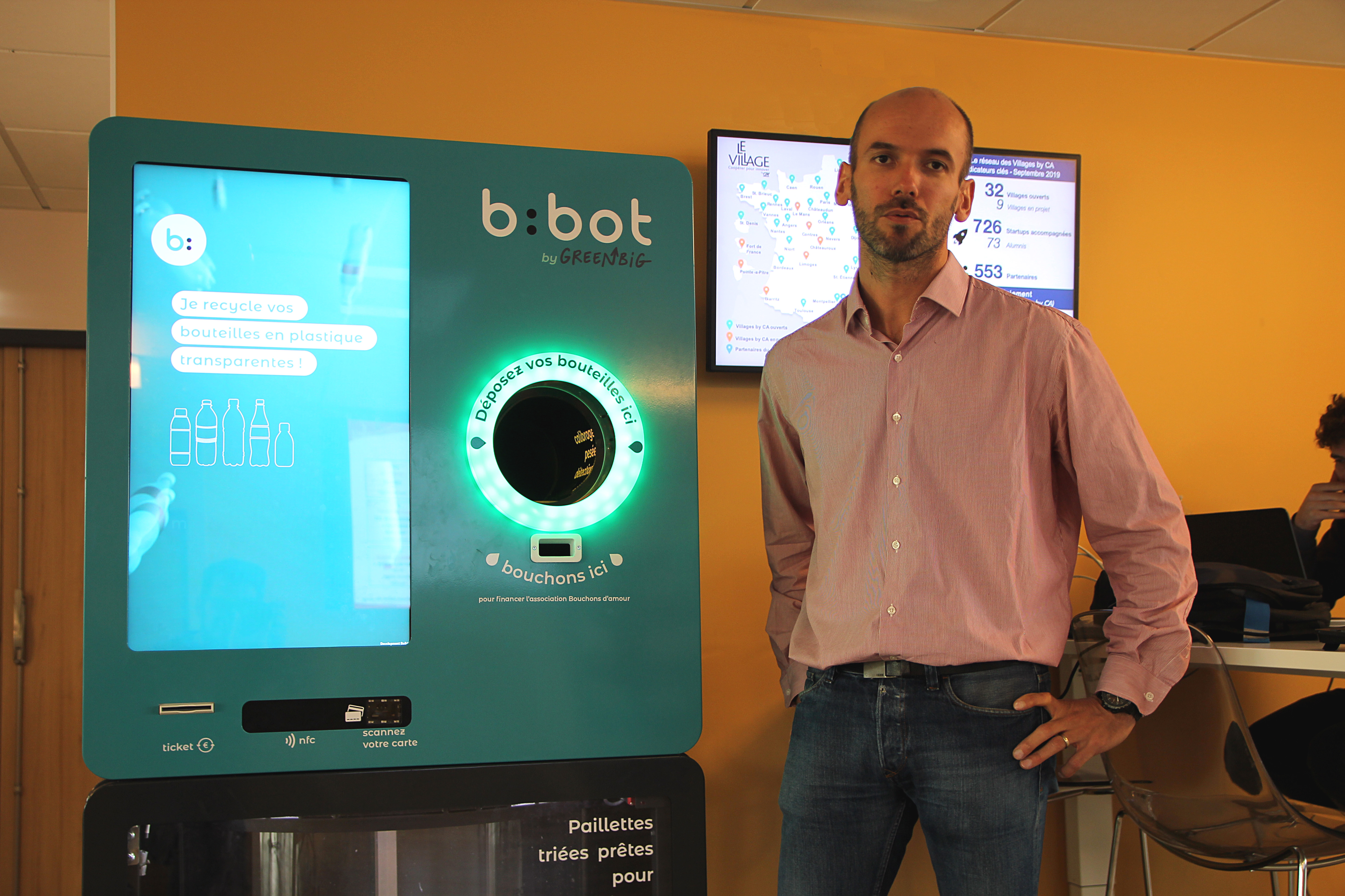 B-Bot : collecter, broyer et trier les bouteilles plastiques