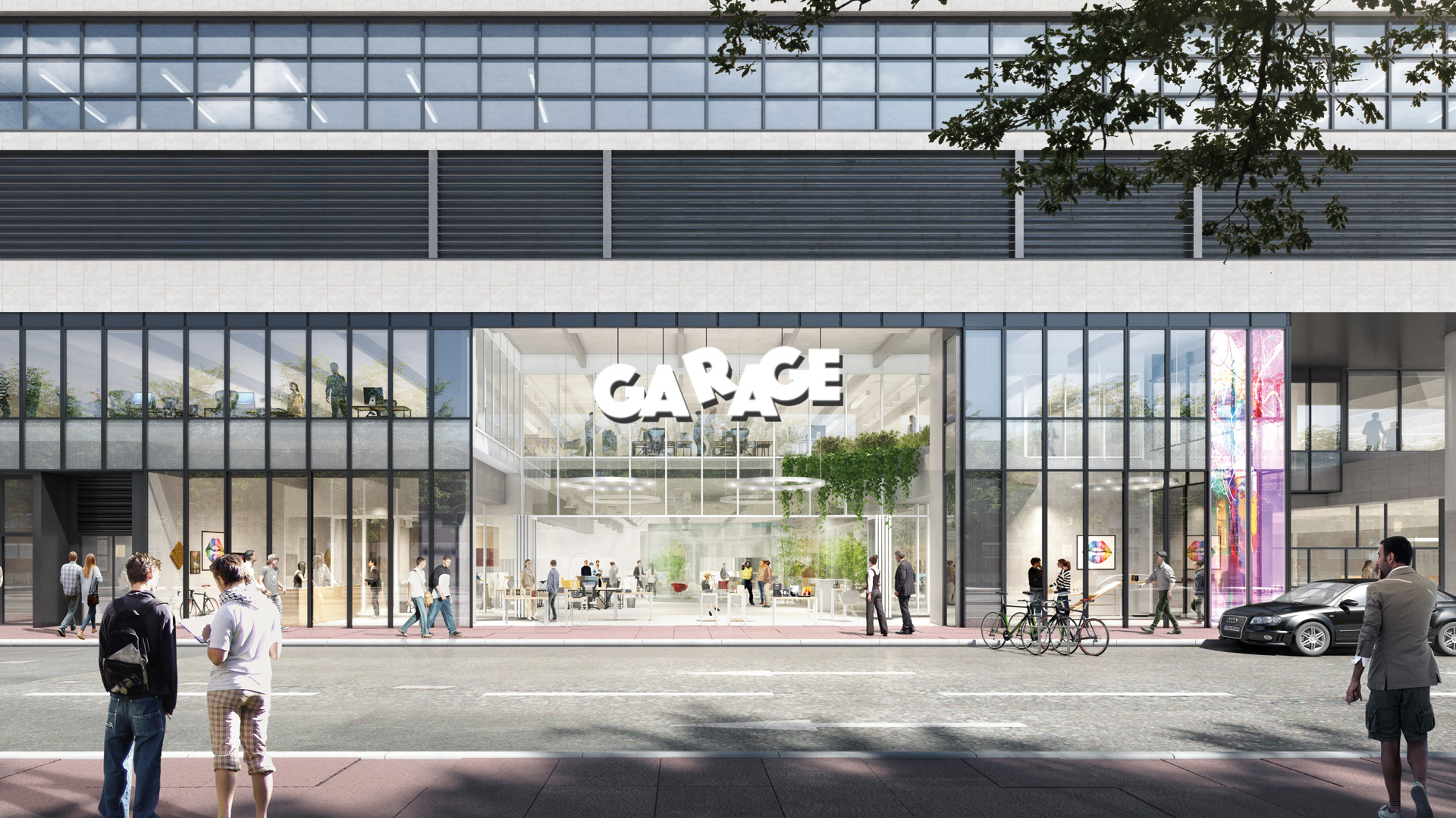 Garage, une réhabilitation industrielle ouverte sur la ville