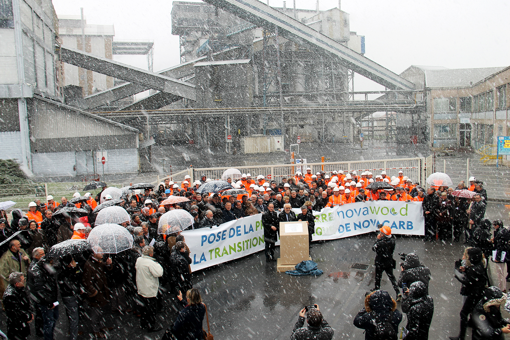 Novacarb pose la première pierre de sa centrale de cogénération biomasse