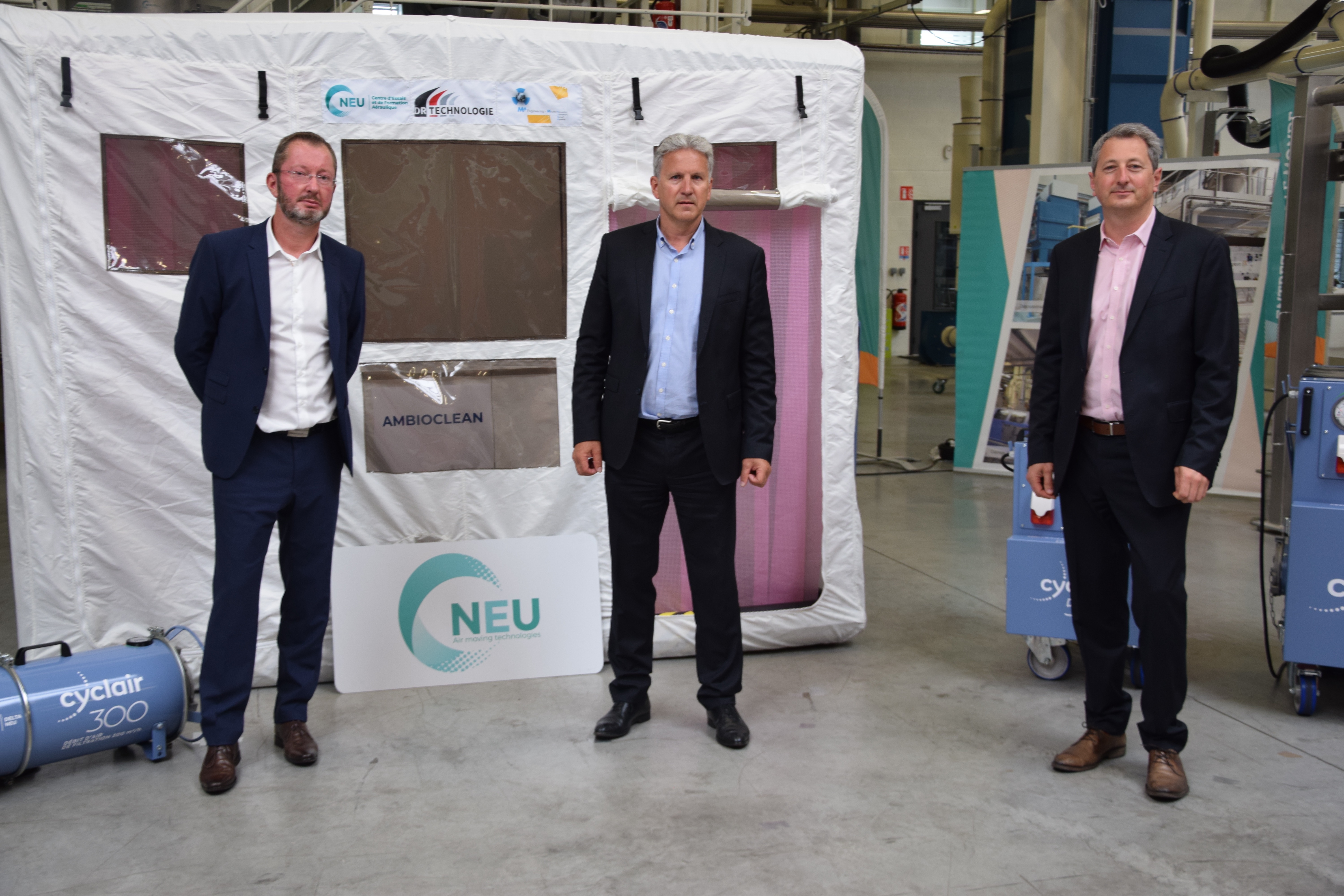 Ambioclean, une solution modulaire de confinement et d’assainissement de l’air