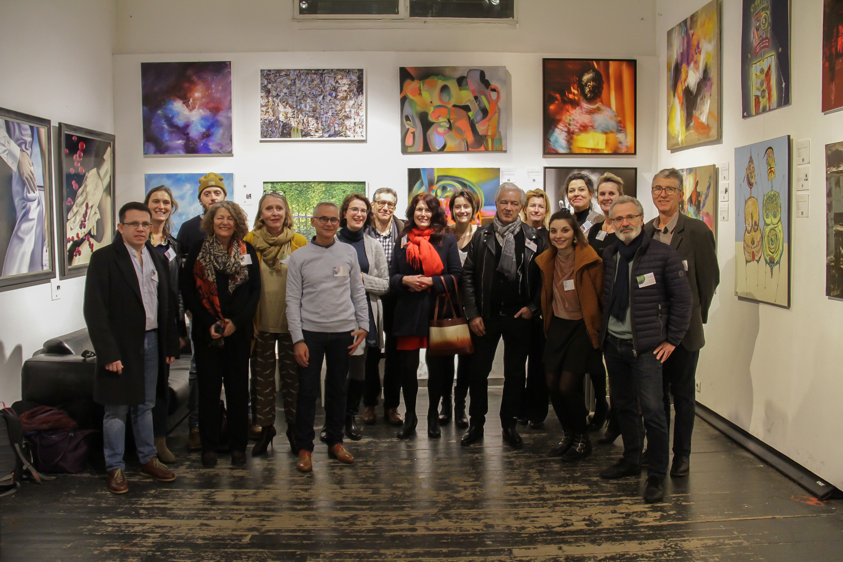 Amiens, The Art Cycle pose ses toiles chez Stéphane Plaza Immobilier