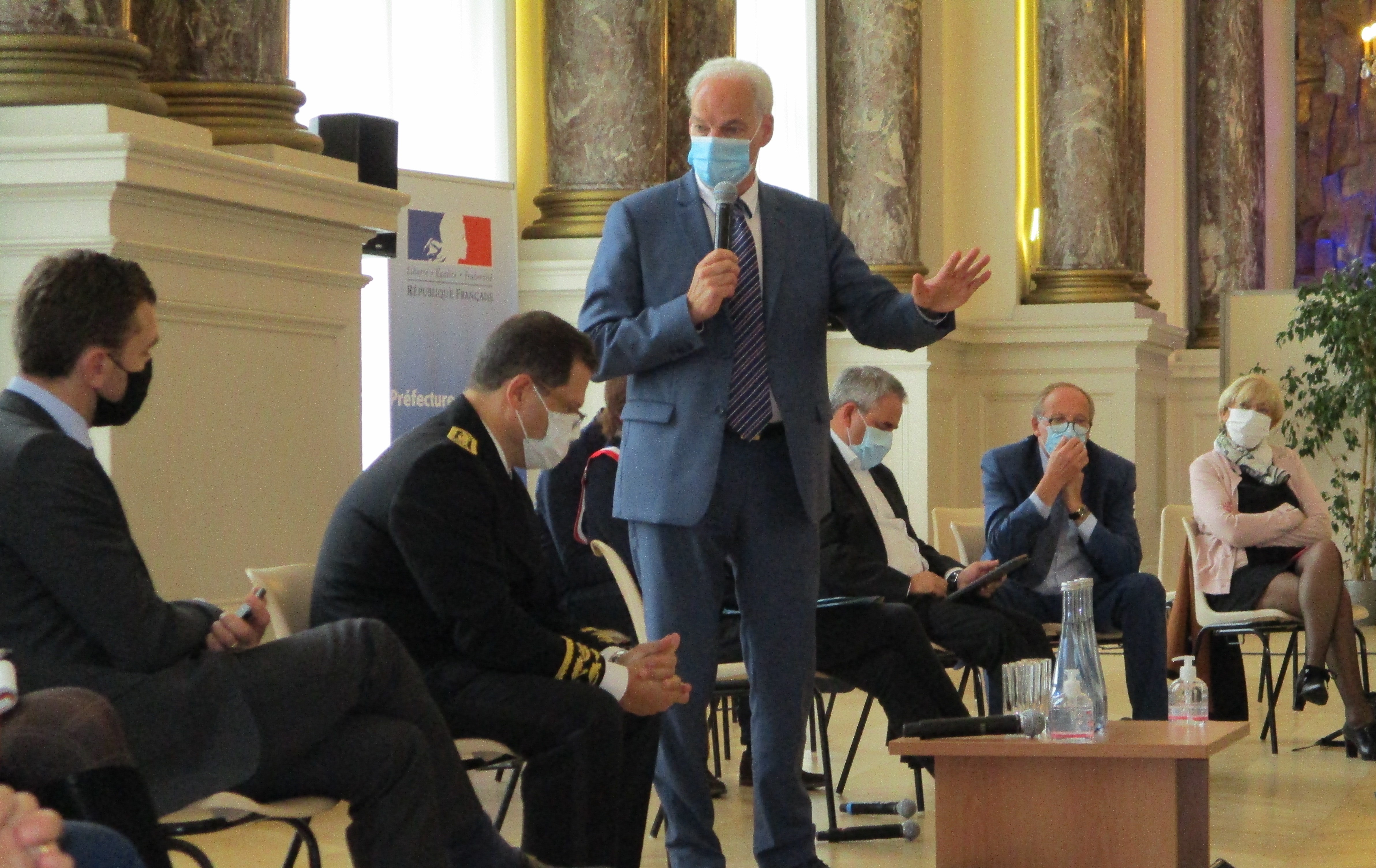 Le ministre Alain Griset à Saint-Quentin