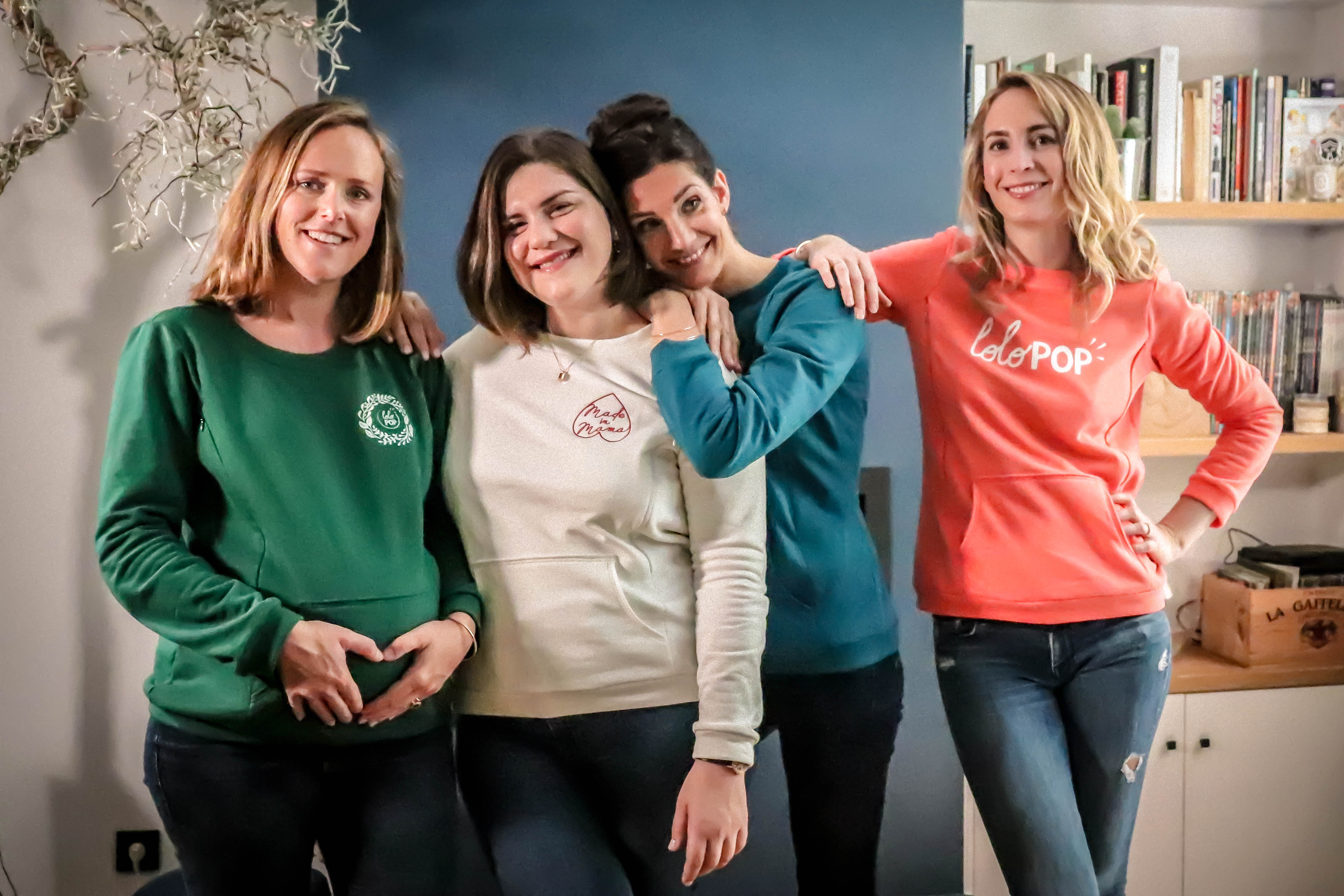 Des pulls d'allaitement made in France chez « Lolopop »