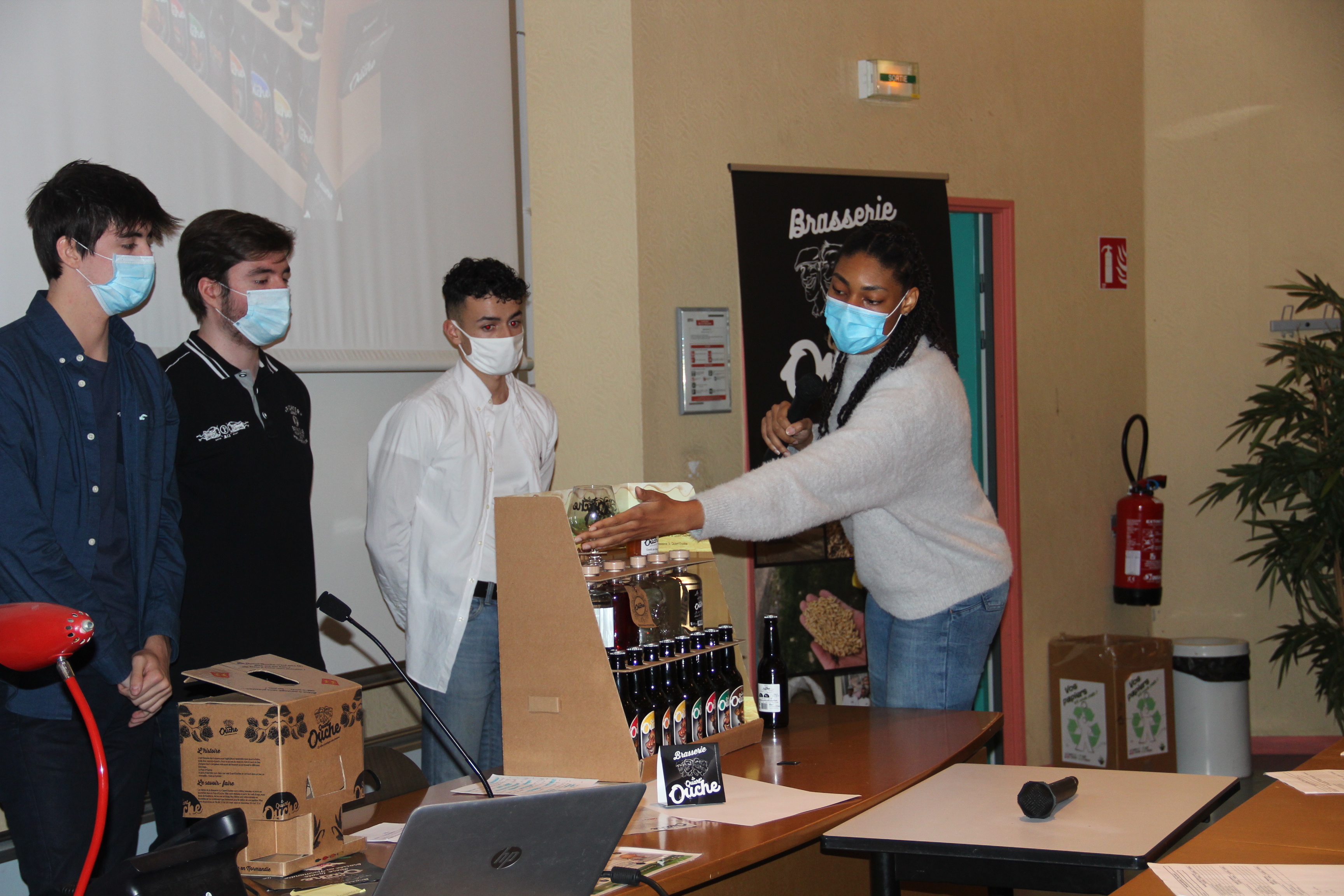 La brasserie La Quart’Ouche emballée par le travail de l’IUT