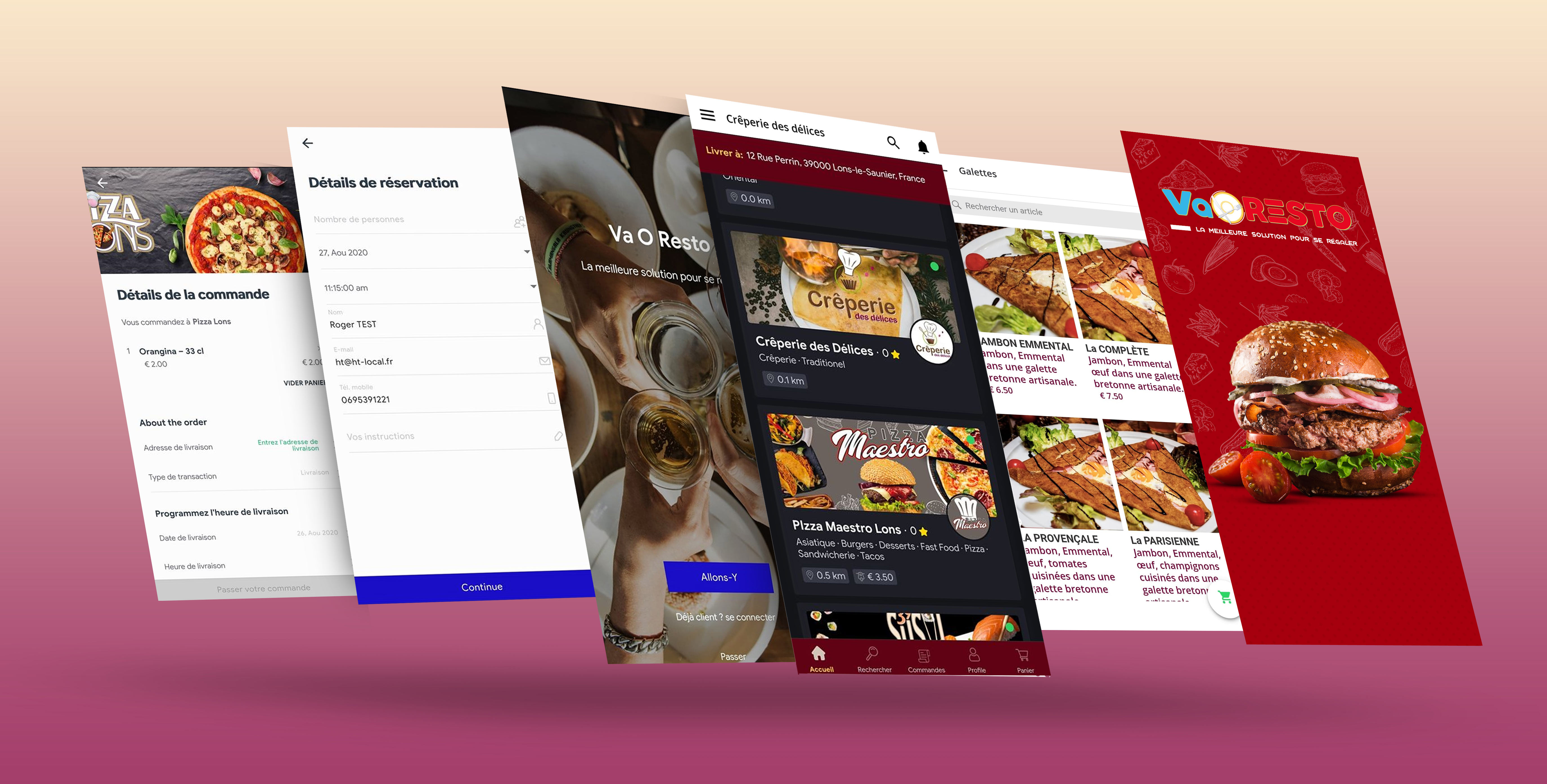 Sur place ou chez toi, VaOResto