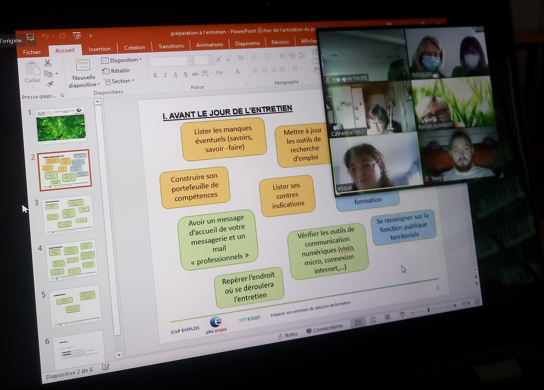 Cap Emploi 54 en atelier ciblé