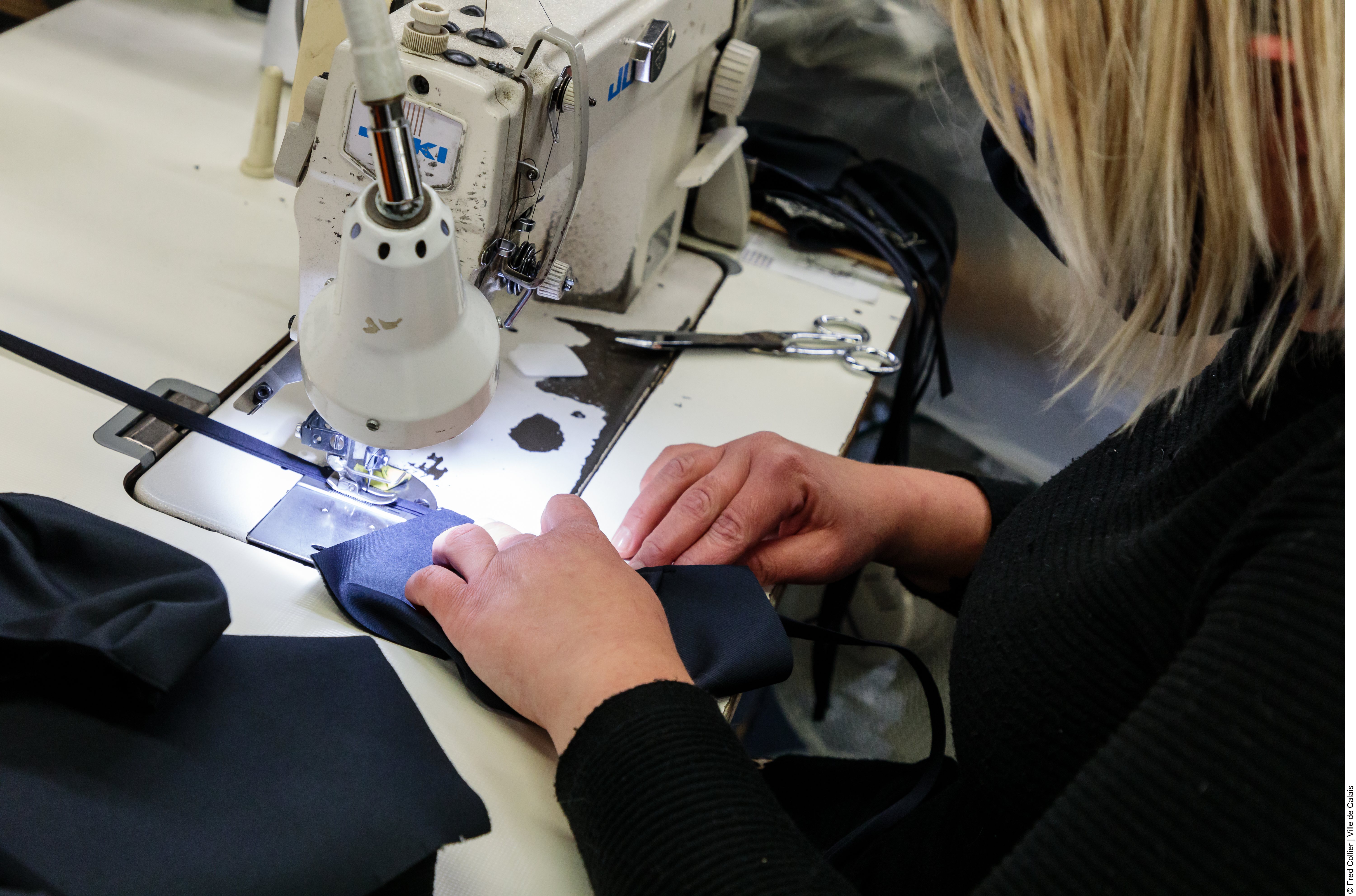 À Calais, Balsan conçoit des masques pour enfant