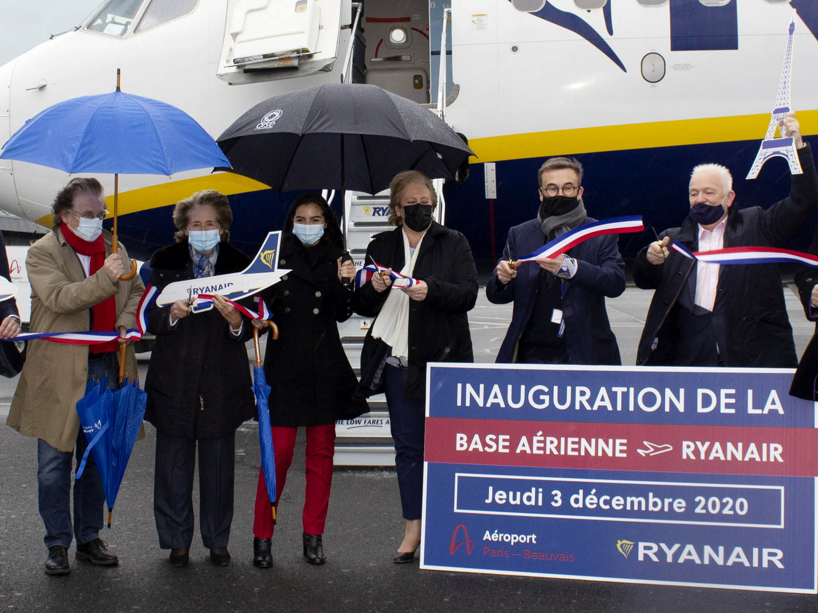 Ryanair inaugure sa base à l’aéroport de Paris-Beauvais