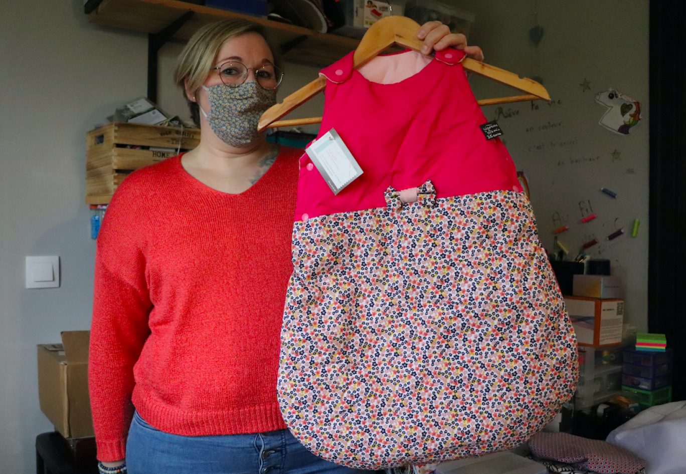 La couture, une passion pour Cindy Dovergne.