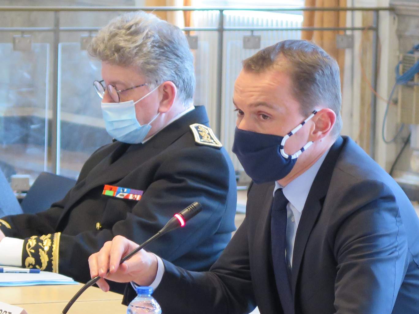 Olivier Dussopt a rencontré les représentants de l'Etat dans les Hauts-de-France, là même où Bruno Le Maire avait détaillé le plan France relance en septembre dernier. (© Aletheia Press / B.Dequevauviller)