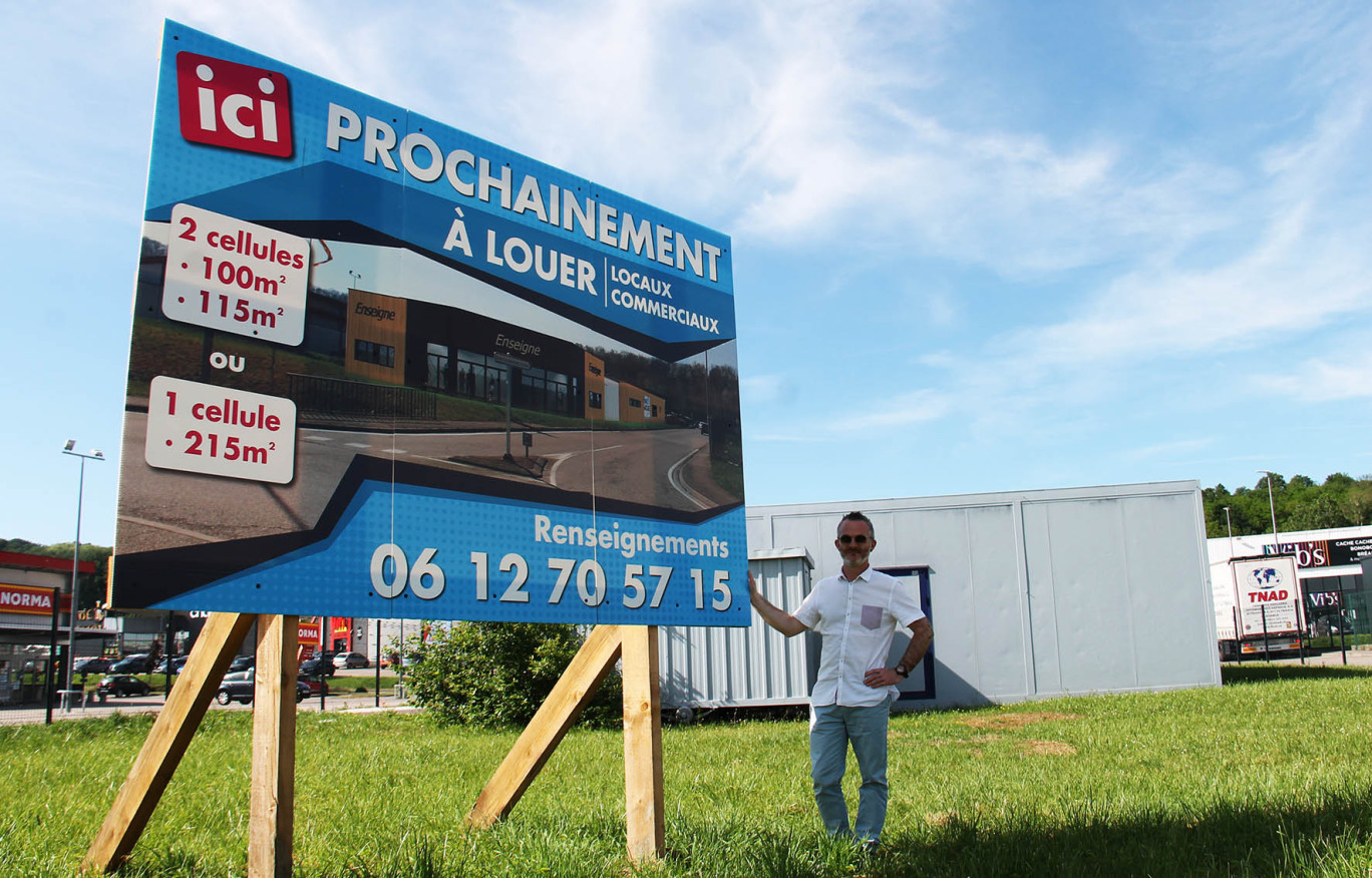 Damien Hazotte, le pilote de France Marquage Concept, lance via sa SCI Madaga, un programme immobilier sur son terrain du Pôle commercial Jeanne-d’Arc de Dommartin-lès-Toul. Début des travaux en juillet et livraison au début de 2022.