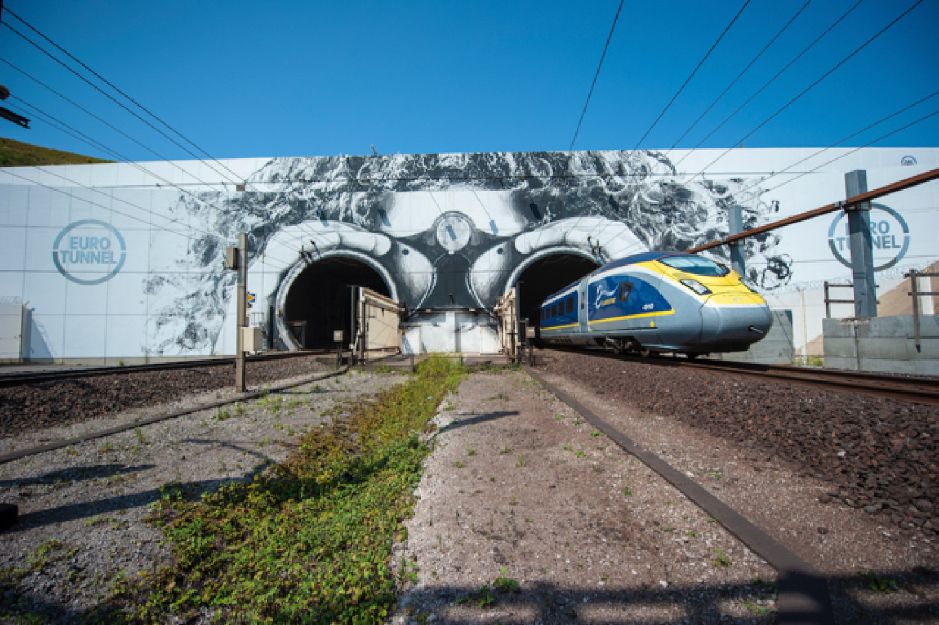 Sur le terminal français d’Eurotunnel, plus de 90% des déchets sont valorisés et 30% des déchets non dangereux sont transformés en combustibles solides de récupération pour alimenter des chaudières. (© Getlink / Eurotunnel)