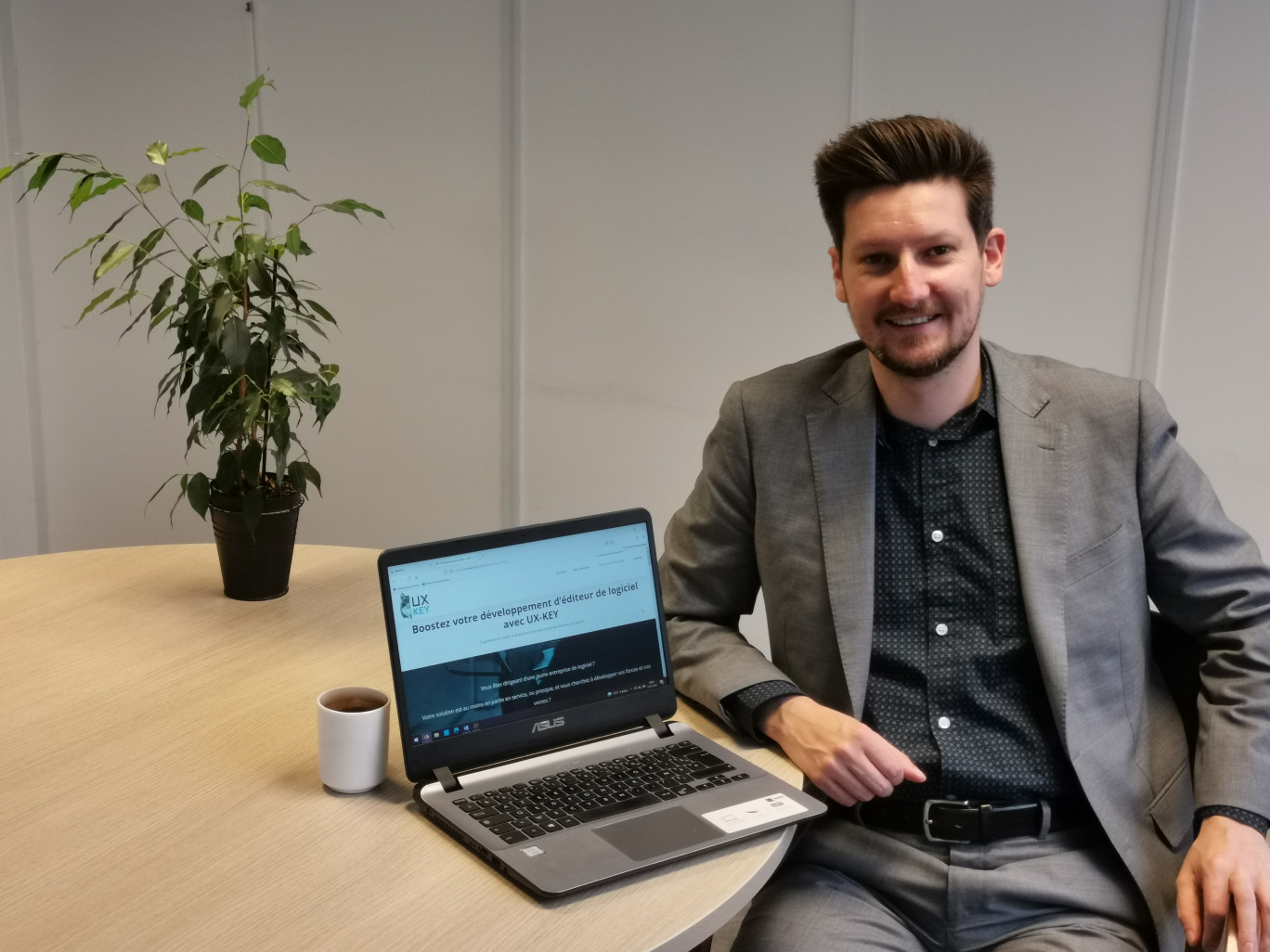 Loïc Cueroni, l'un des fondateurs de l'entreprise UX-KEY.