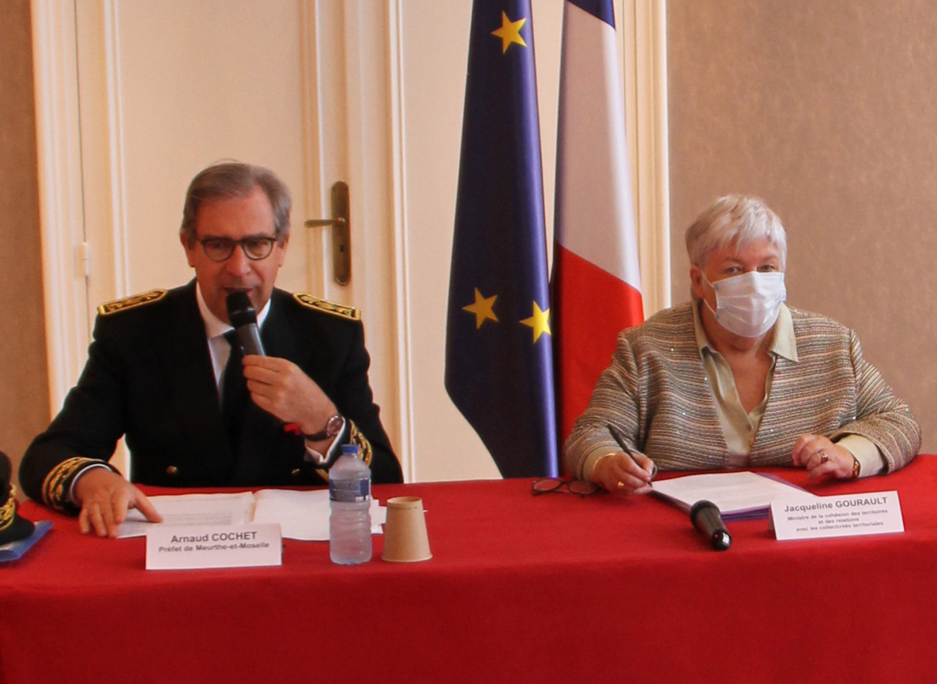 Le 29 juin en préfecture de Meurthe-et-Moselle, Jacqueline Gourault, la ministre de la Cohésion des territoires a signé plusieurs PRTE avec les collectivités territoriales du département.