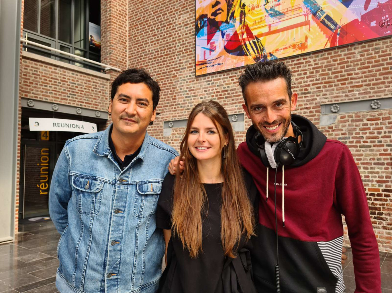 Rubén Garcia, Lucie Baude et François Gimenez, l'équipe de Koltrain.