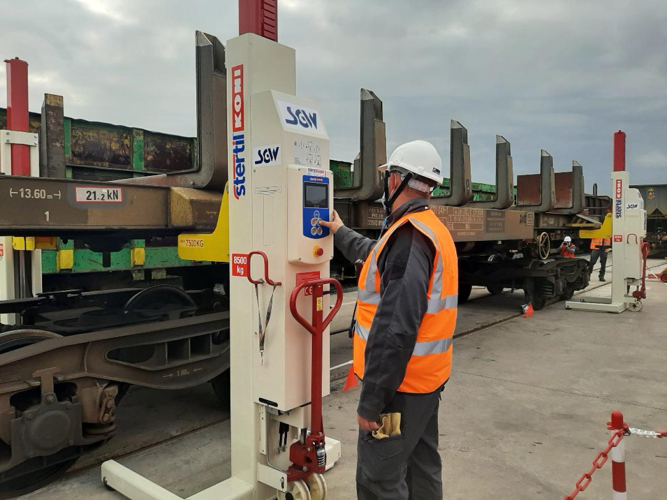 La nouvelle plateforme de maintenance et réparation de wagons a été installée en mai 2021. Elle a une capacité d'accueil de 2 500 wagons par an.