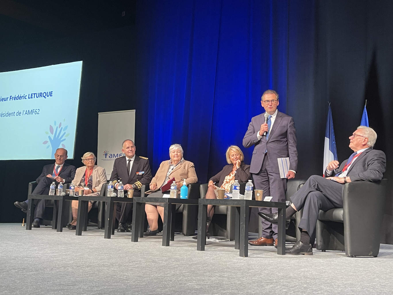 Frédéric Leturque, président de l’Association des maires du Pas-de-Calais, a souligné la joie de se retrouver après une période complexe.