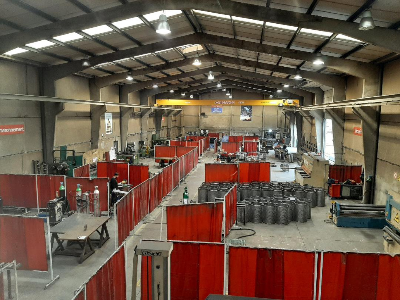 Une partie des ateliers de BSL Steel à Craywick. Le gérant ambitionne de les agrandir et de les moderniser.