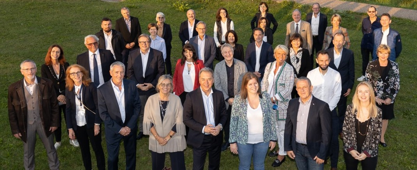 La liste menée par Fabrice Genter a fait carton plein lors de ces élections consulaires. (c) DR.