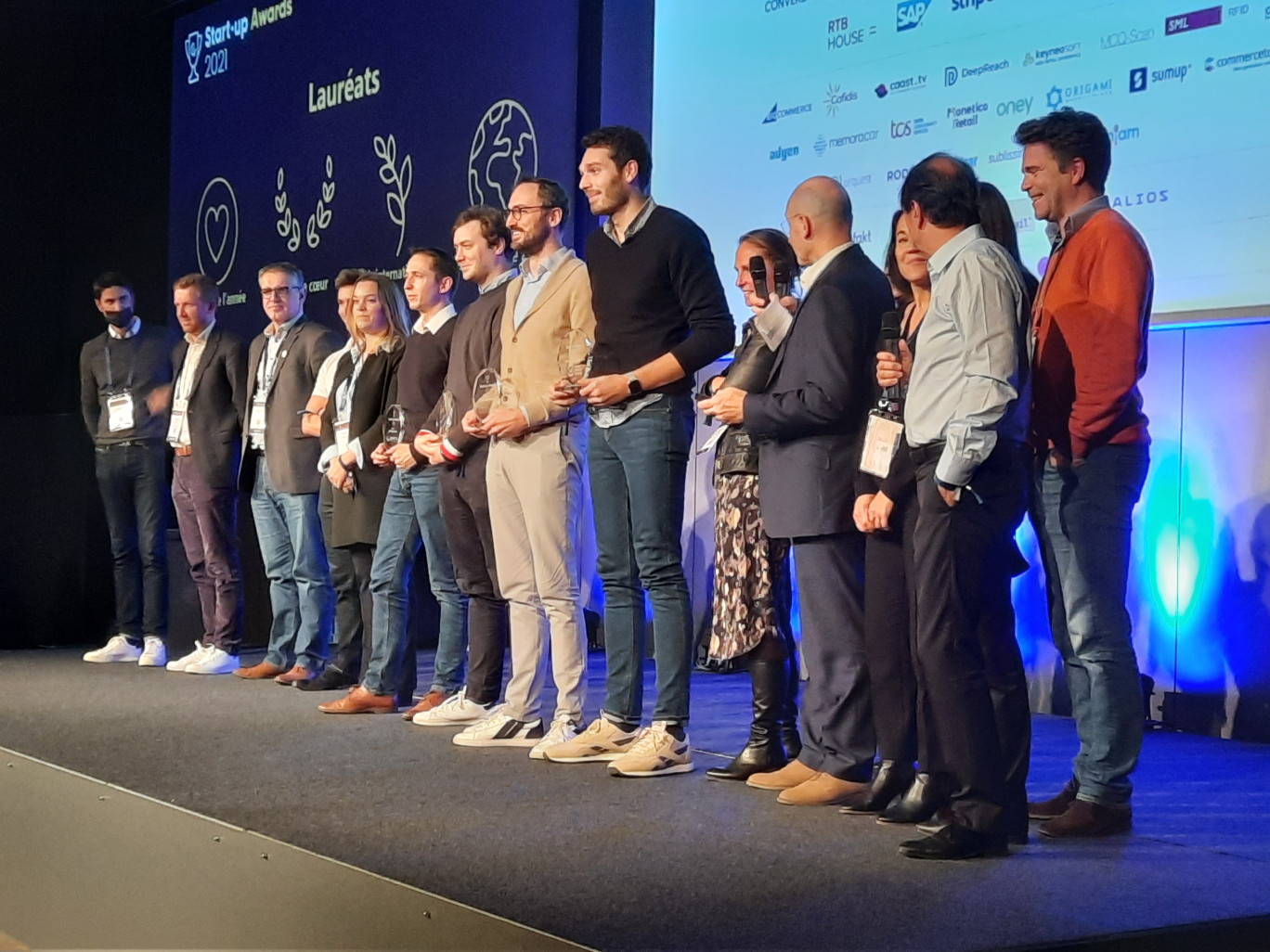 Le Connect Lille s’est terminé avec la remise des prix du concours des Start-up Awards. (© Aletheia Press / L.Péron)