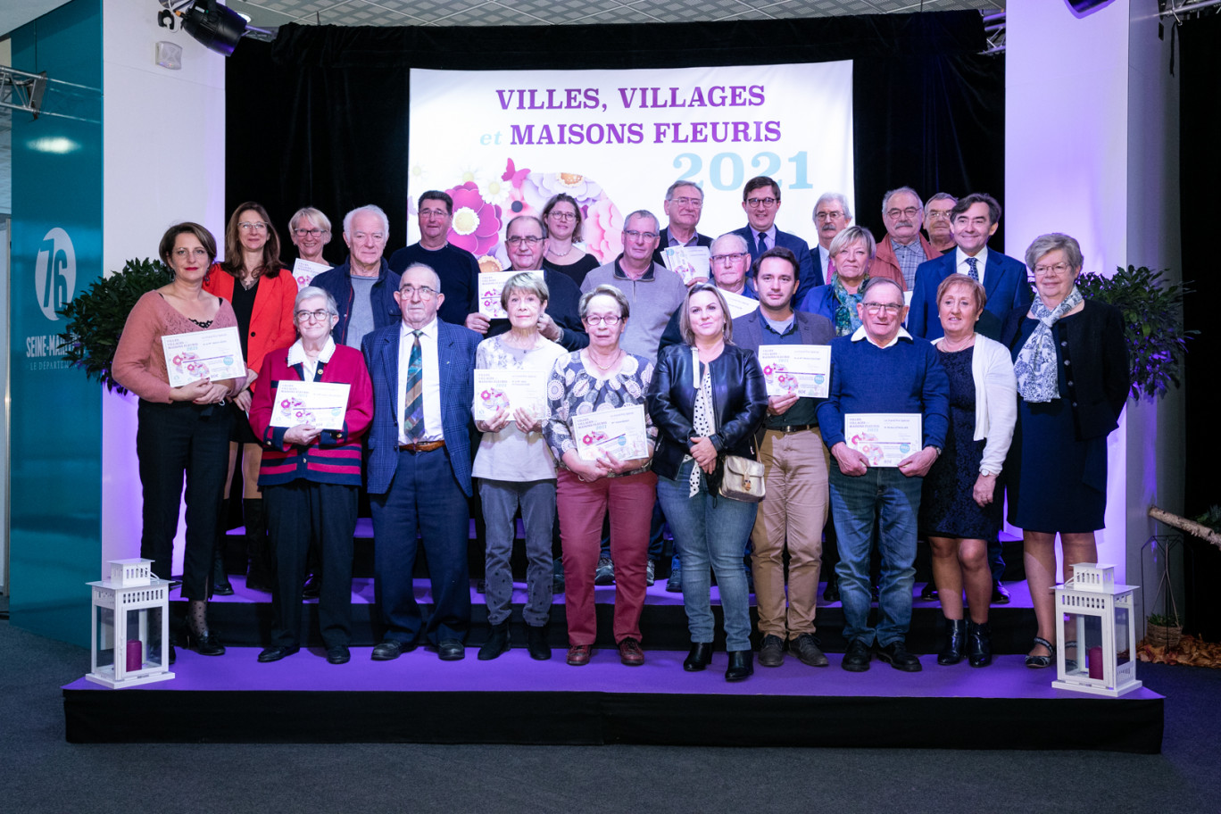Les lauréats du 62e concours des Villes, Villages et Maisons Fleuris récompensés.
