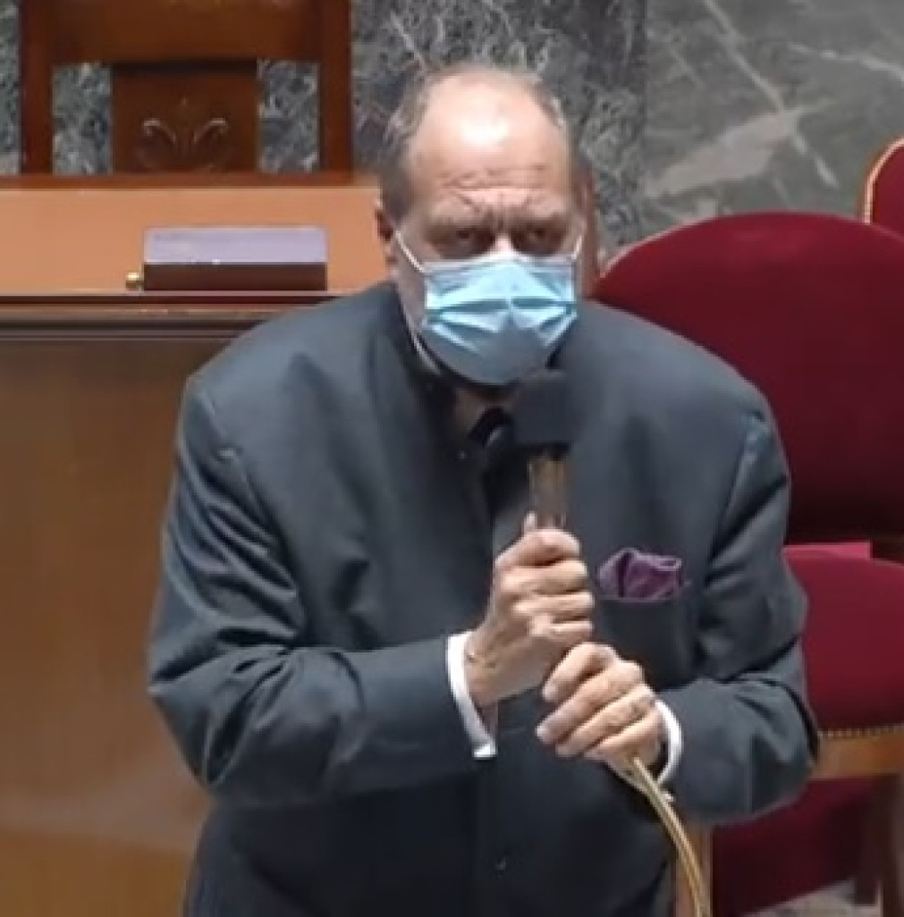 Le ministre en débat à l'Assemblée nationale.