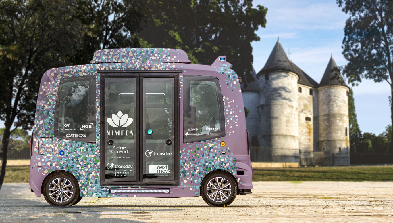 Le projet NIMFEA est lauréat de la 5ème édition de l’appel à manifestation d’intérêt France Mobilités – Territoires de nouvelles mobilités durables « Tenmod », porté par l’Ademe. (© SNA/Transdev/NextMove)