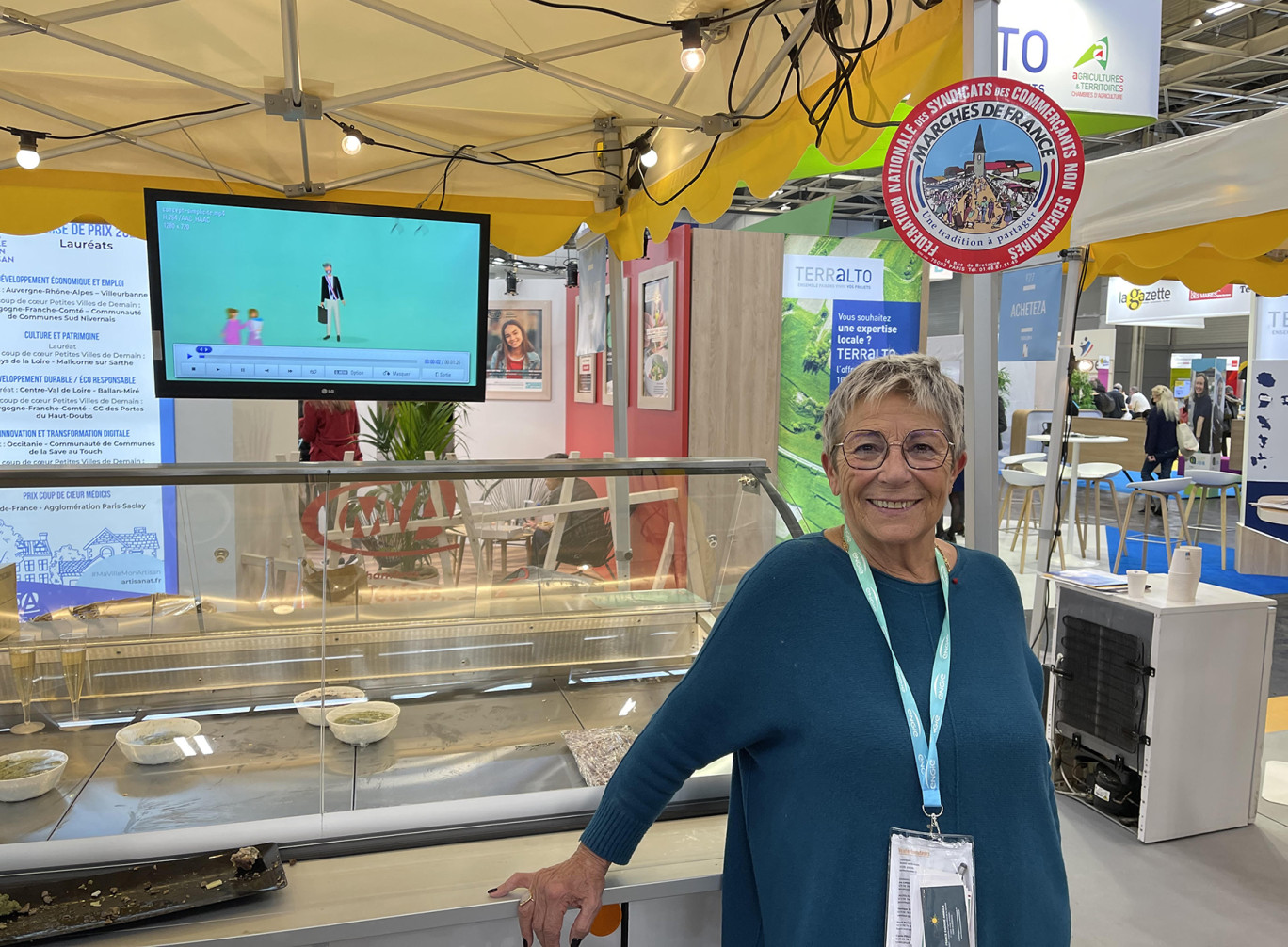 «Aujourd'hui, le plus important est de travailler avec les commerçants sédentaires parce que nous sommes là pour la pérennisation du commerce en cœur de ville», assure Monique Rubin.