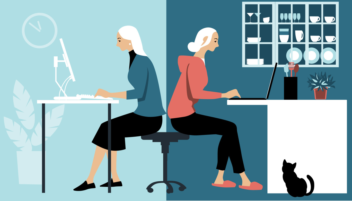 83% des collaborateurs estiment que le travail hybride est un mode de travail optimal. (c)AdobeStock