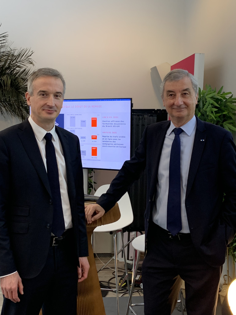 Yann Leriche et Jacques Gounon. (© Aletheia Press / LB)