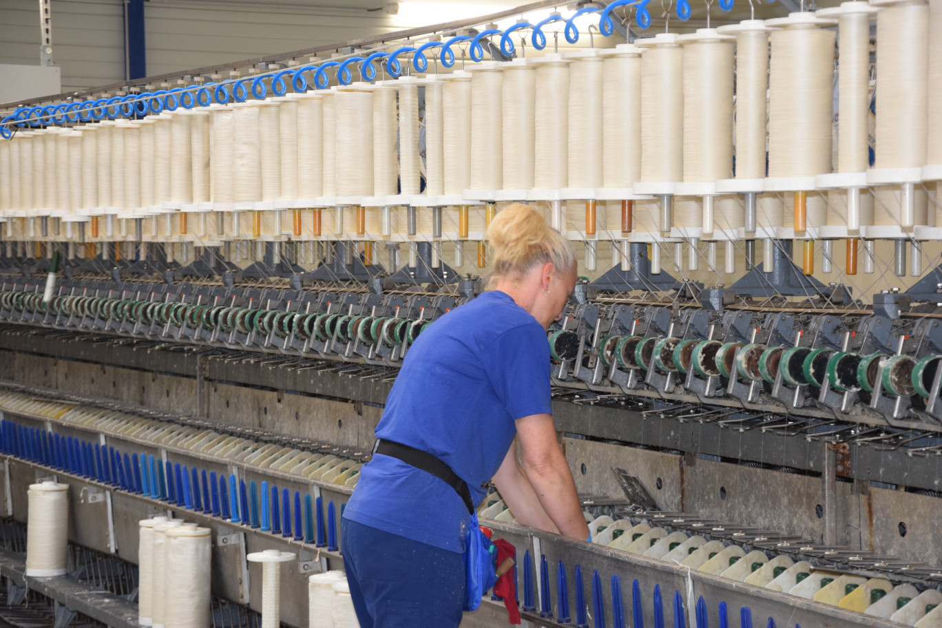 D’ici 2024, l’usine Safilin de Béthune produira 400 tonnes de fil de lin par an.