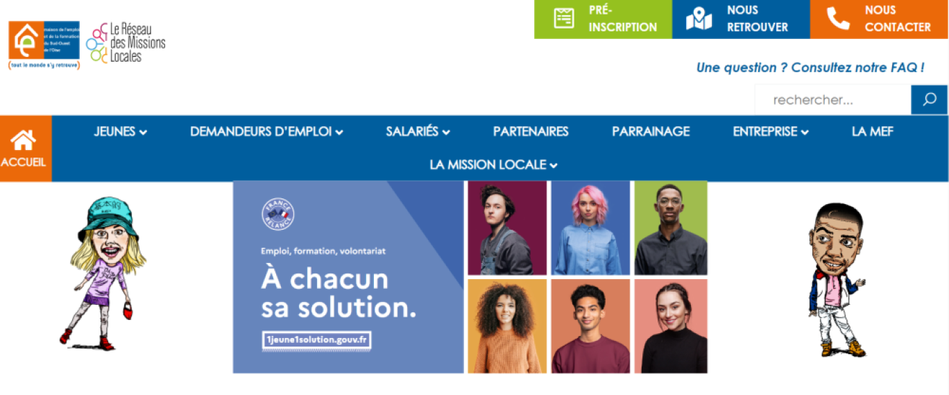 La Maison de l’Emploi et de la Formation du Sud-Ouest de l’Oise (MEFSOO) accompagne environ 900 jeunes chaque année et organise plus de 5 000 entretiens et ateliers. (© MEFSOO)