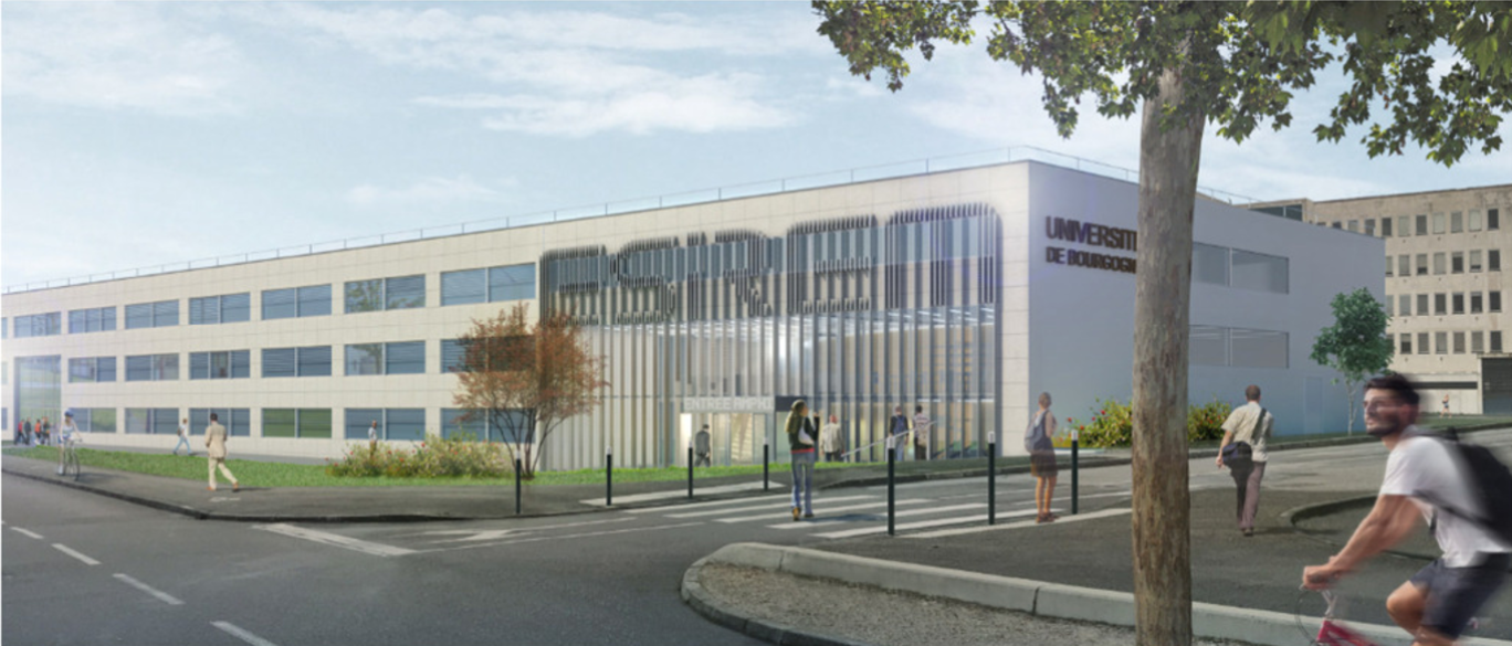 (©Nicolas C. GUILLOT. Extension du bâtiment de l'ESIREM)