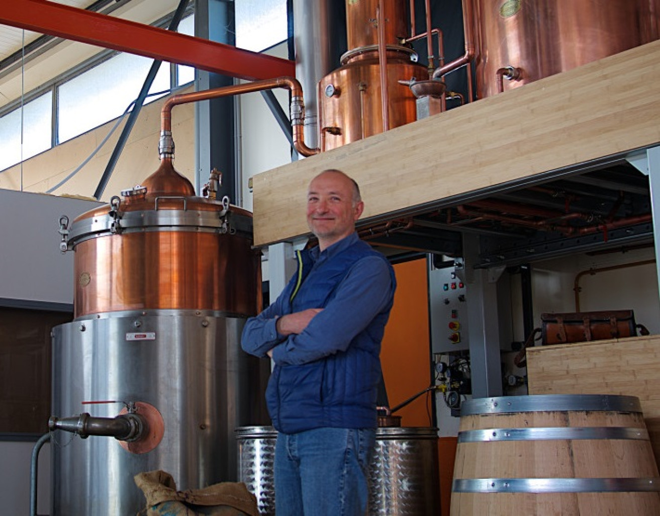 Déjà bien implanté en Picardie, Hervé Grangeon, fondateur de la distillerie Ergaster, se lance comme challenge de conforter sa présence sur le Nord et le Pas-de-Calais. (© Distillerie Ergaster)