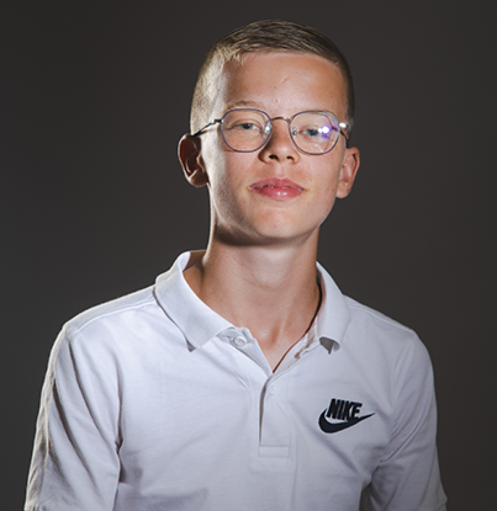 Elias Pulkowski, président du conseil départemental des jeunes de Moselle. © : CD 57.