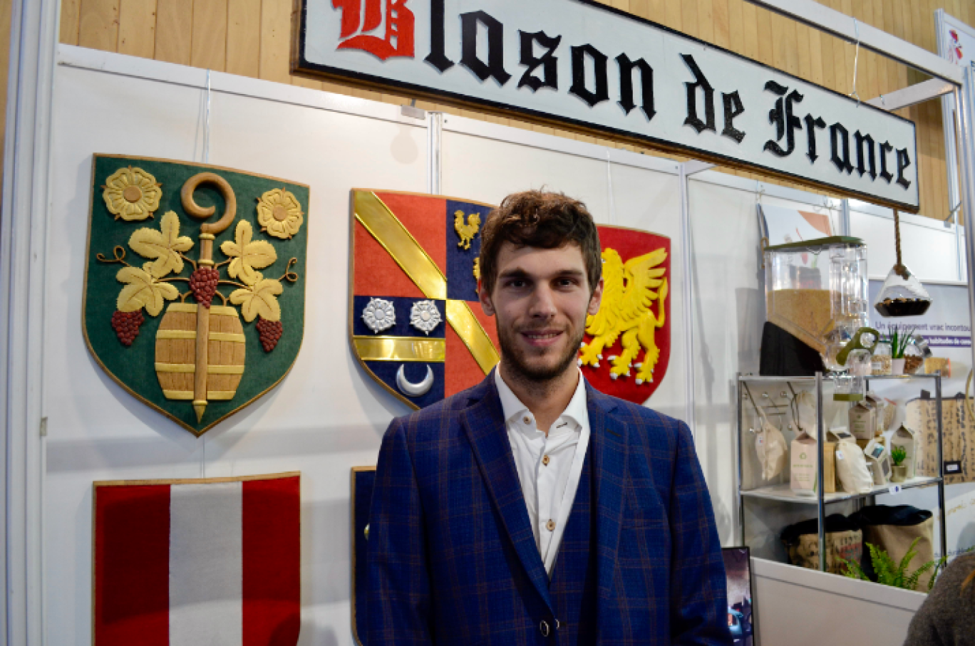 Blason de France, l’atelier de Emmanuel Boën, est installé à Chevrières. (©Aletheia Press / Chiara De Martino)