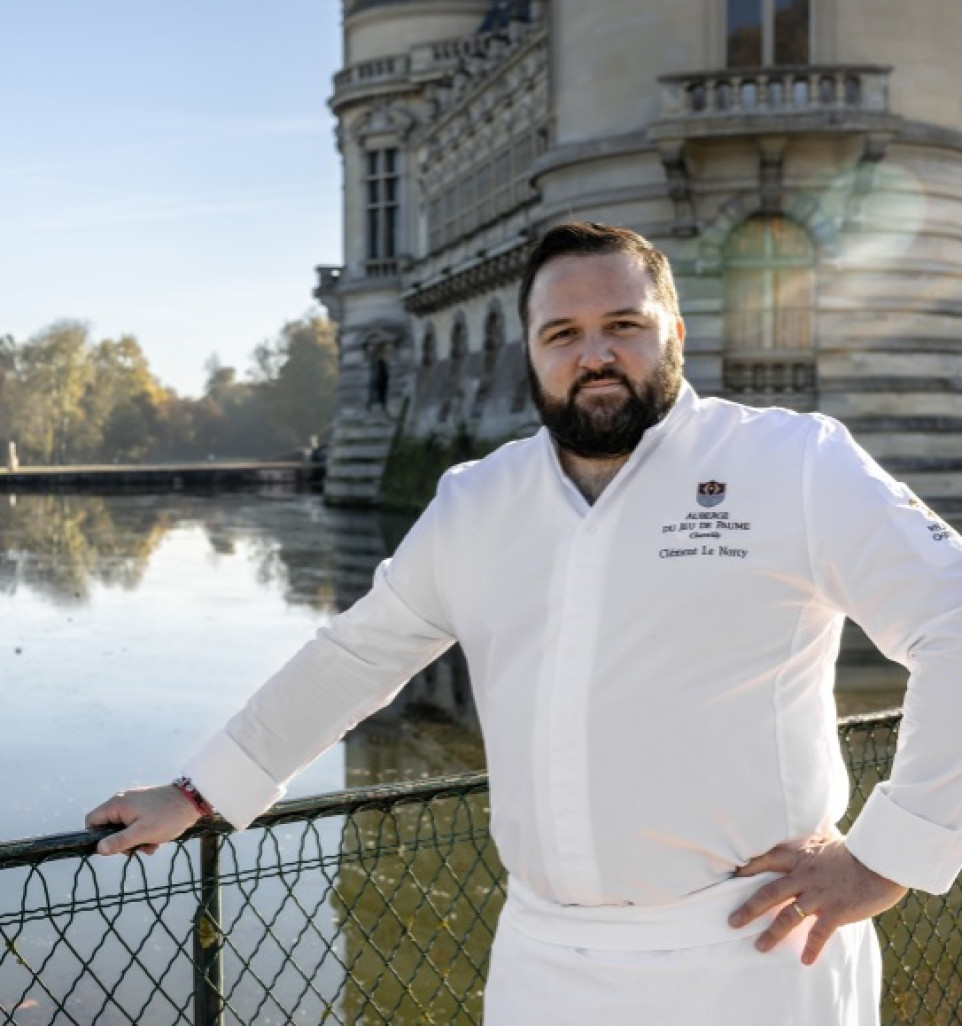 Clément Le Norcy, nouveau chef à l'Auberge du Jeu de Paume. (c)Auberge du Jeu de Paume