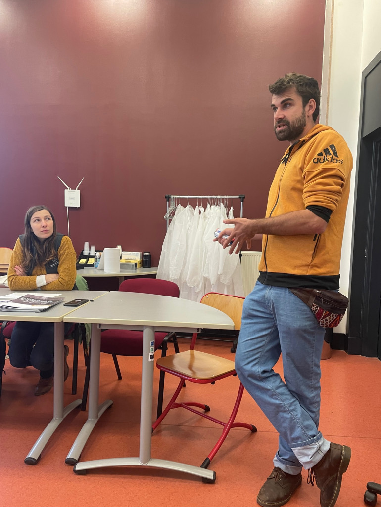 Antoine Stoffel, conseiller-animateur grandes cultures bio versant sud au sein de Bio en Hauts-de-France.