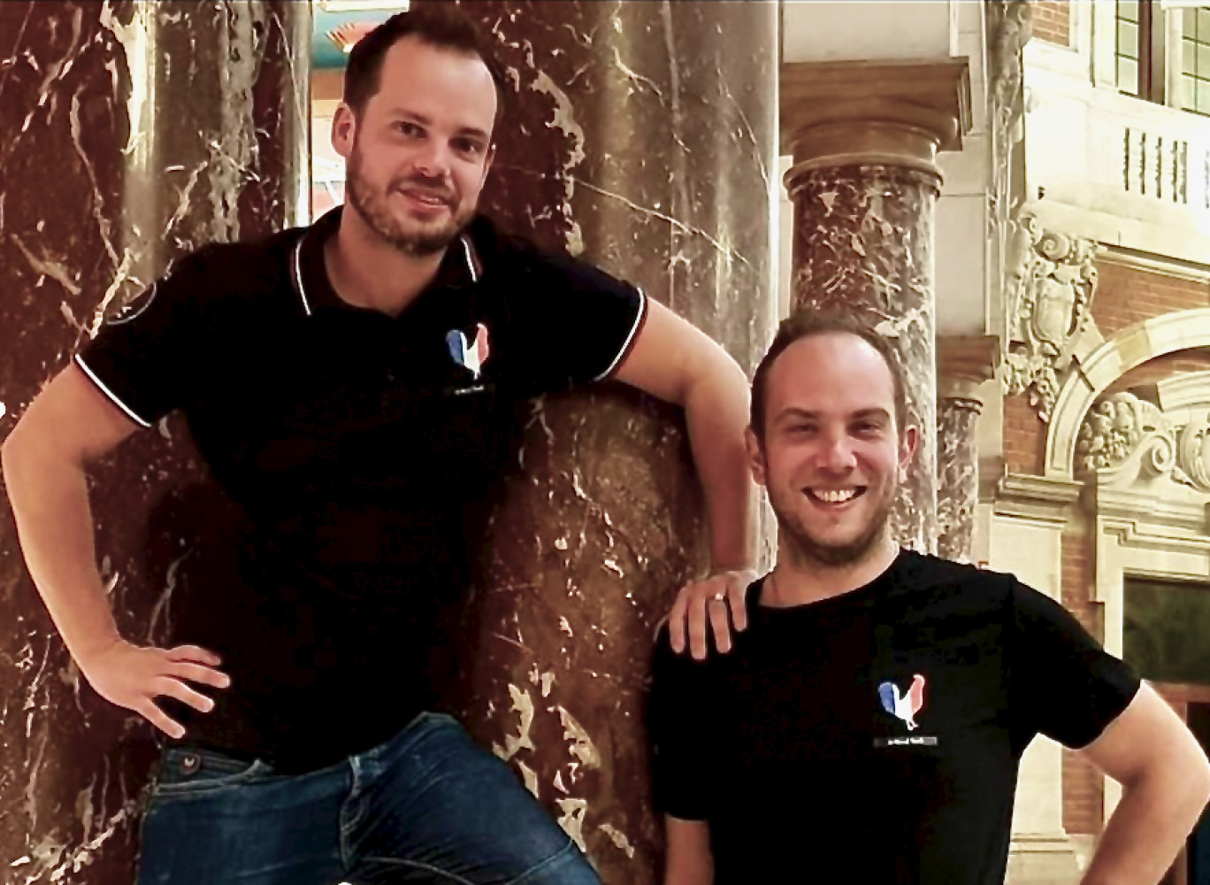 Les dirigeants de Cidre Mauret, Romain Sauret et Maxime Wolff. © Cidre Mauret