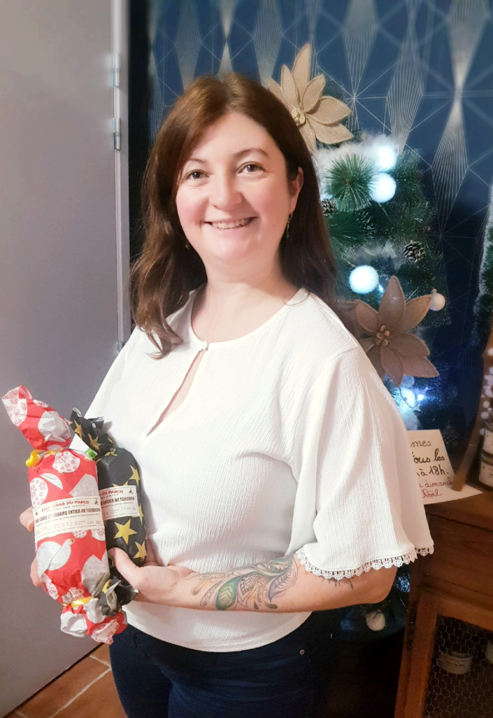 Agathe Marton, dirigeante de l’entreprise Foie Gras du Parcq. © Foie Gras du Parcq