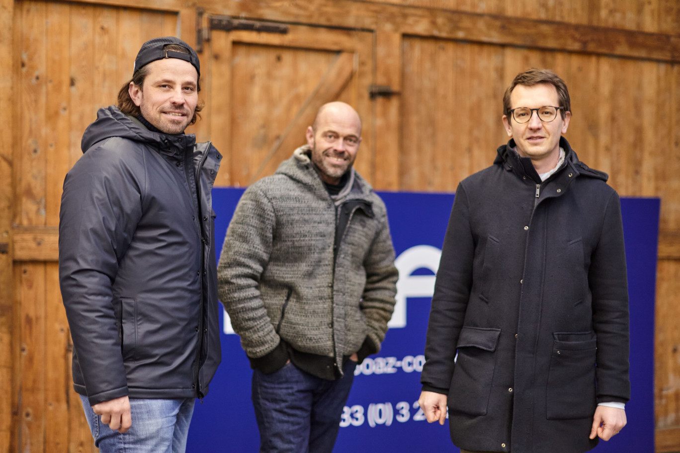 Arnaud et Alban Comyn et Jérémy Olivier ont repris Boaz Concept il y a quelques semaines. © Lena Heleta