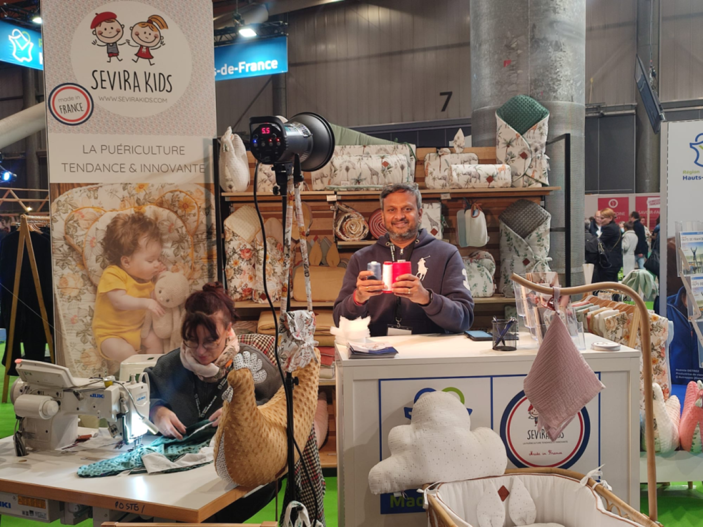 Sevira Kids a décidé ces derniers mois de fabriquer ses produits à Compiègne. (© Sevira Kids)