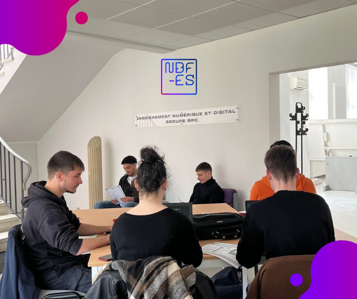 Ouverte cette année, l'école NFD-ES répond aux besoins en recrutement des entreprises dans les domaines du numérique et de l'informatique. © NDF-ES.